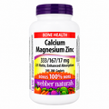 Webber Naturals Calcium Magnesium Zinc 333/167/17mg 200 Caplets