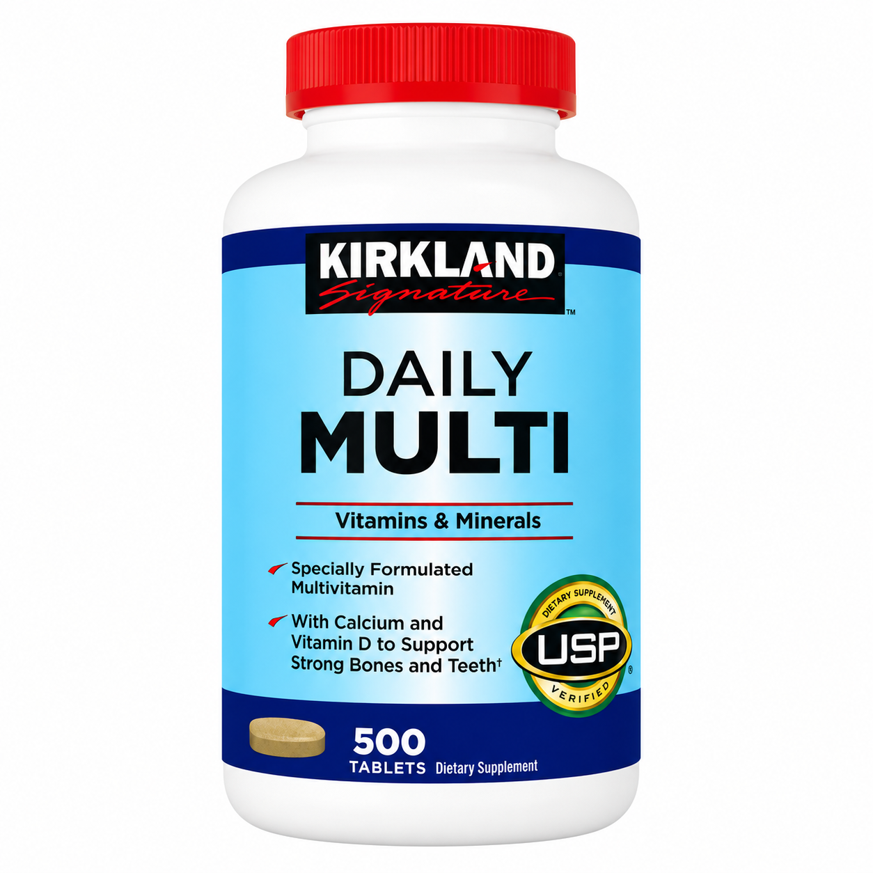 Kirkland Signature Daily Multi Vitamins and Mineral 500 Tablets