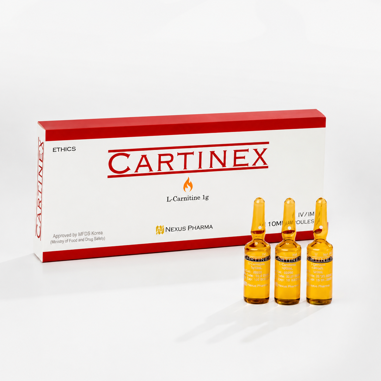 CARTINEX (L-Carnitine 1g Injection)