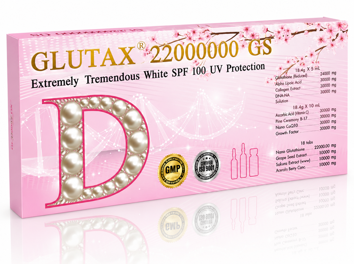 GLUTAX 22000000GS with FREE IV Push Set - 10sets