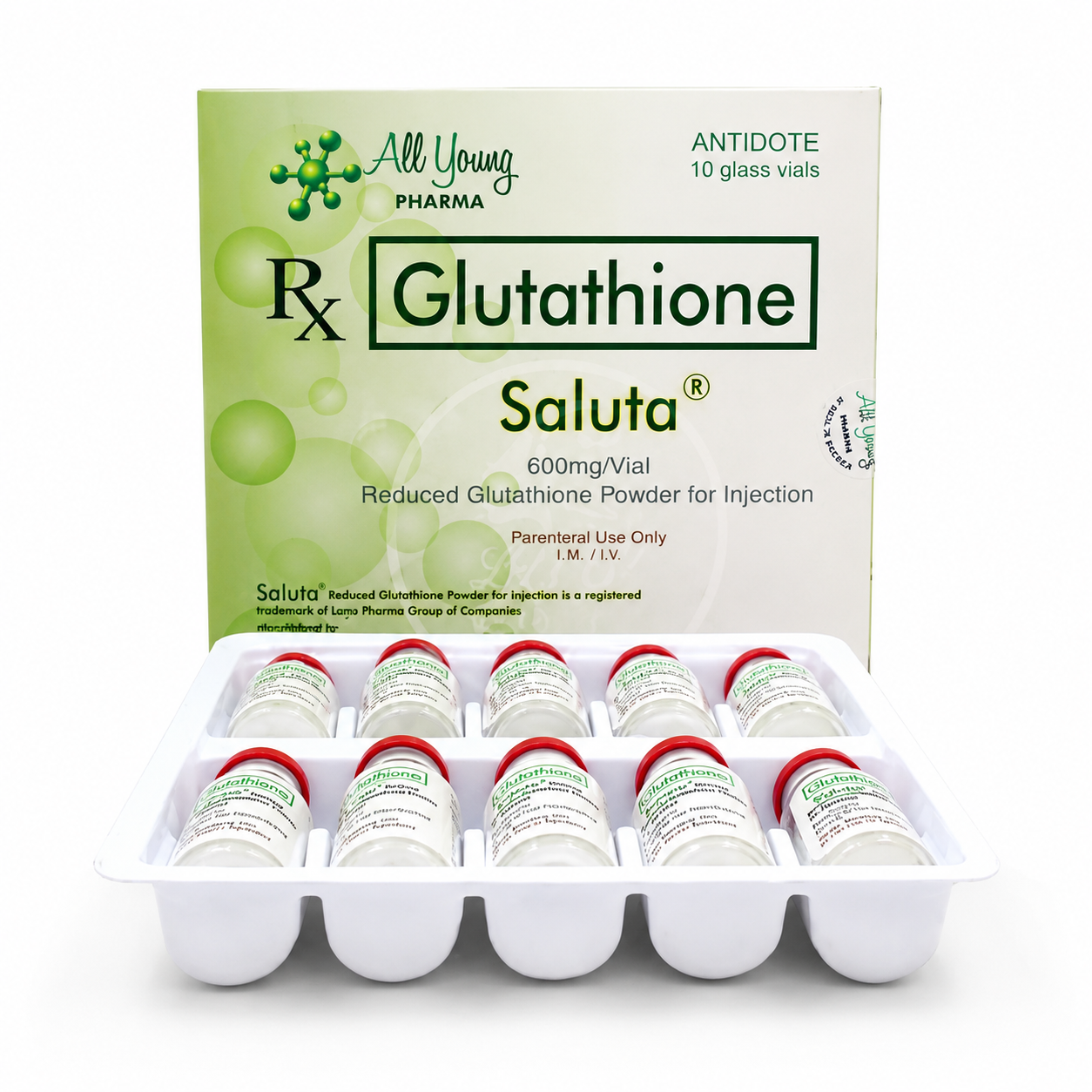 SALUTA with Vitamin C - 10vials ( BOX ONLY )